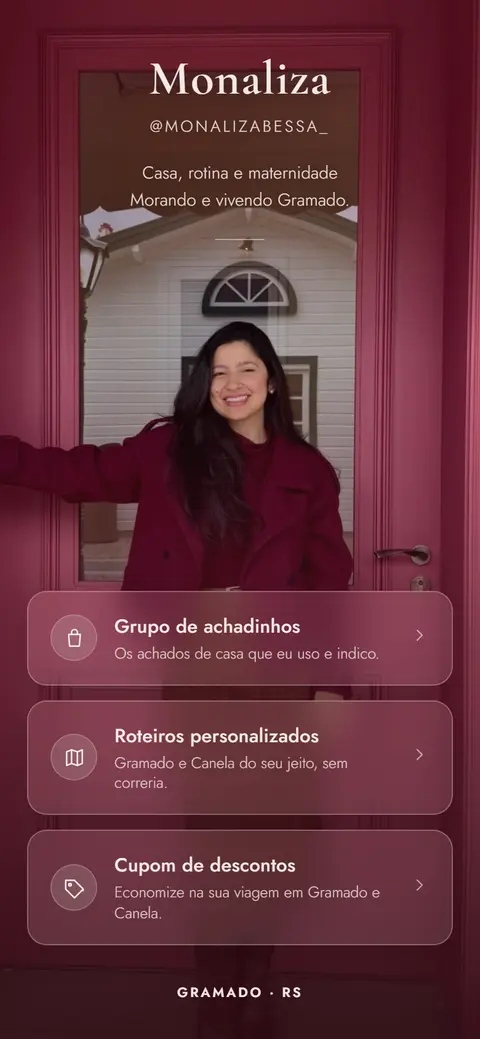 Site Monaliza Bessa no celular