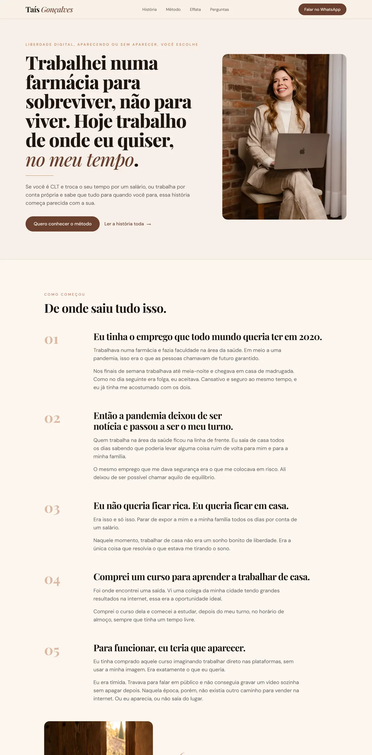 Site Taís Gonçalves